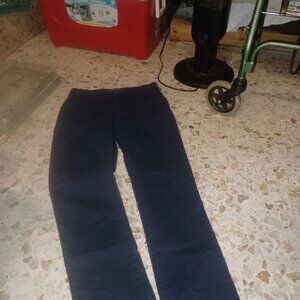 Lands' End Men's Pants SZ 32 Slim Fit Navy Blue